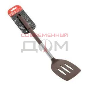Лопатка LARA LR 07-112 /с прорезями нейлон, ручка нейлон